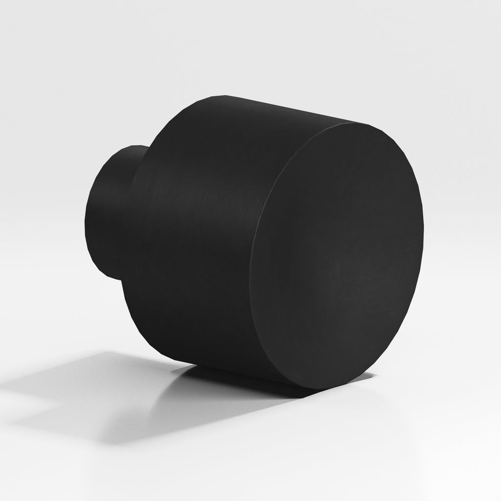 Colonial Bronze Series 185 1.25" Round Cabinet Knob Matte Satin Black / 1.25"