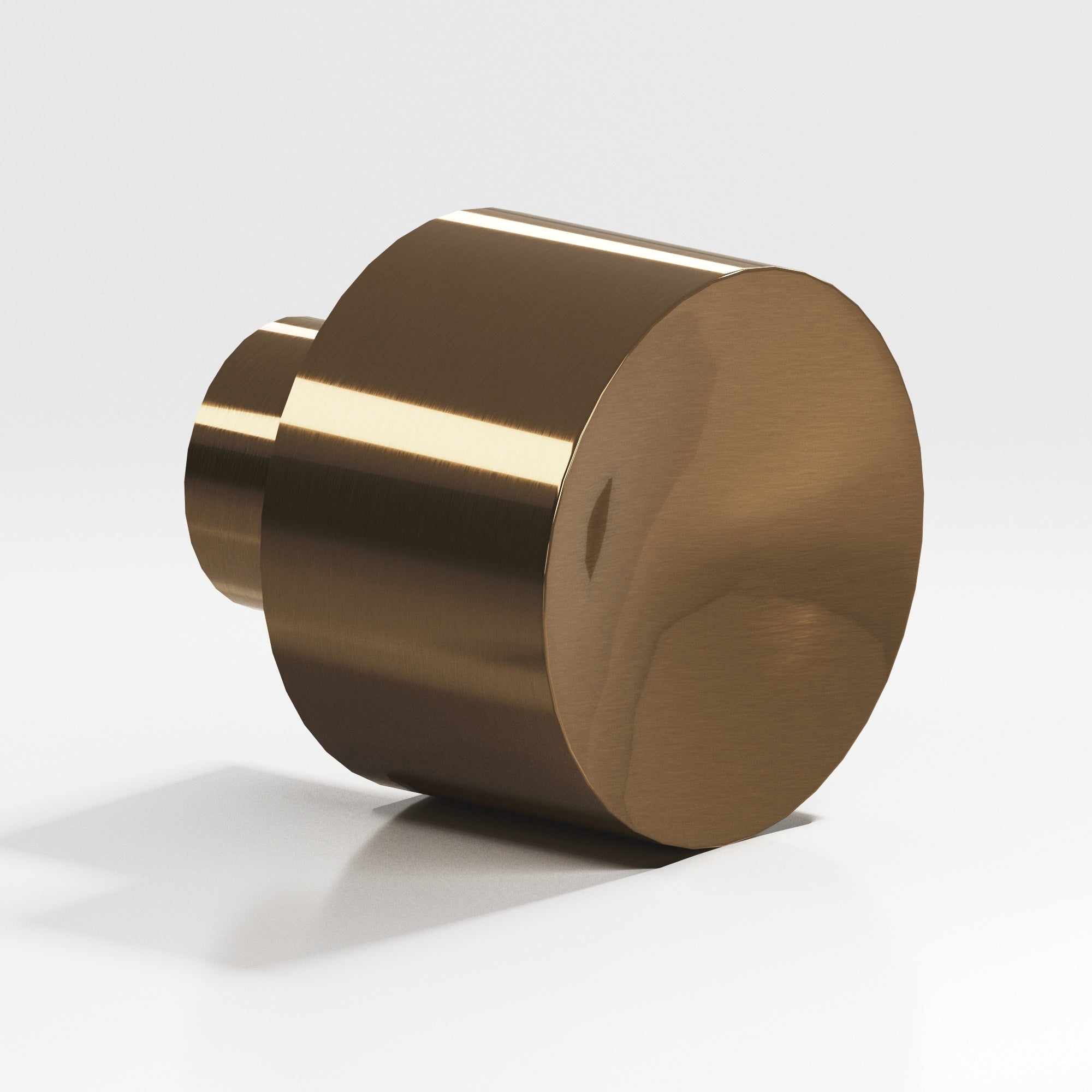 Colonial Bronze Series 185 1.25" Round Cabinet Knob Light Statuary Bronze / 1.25"