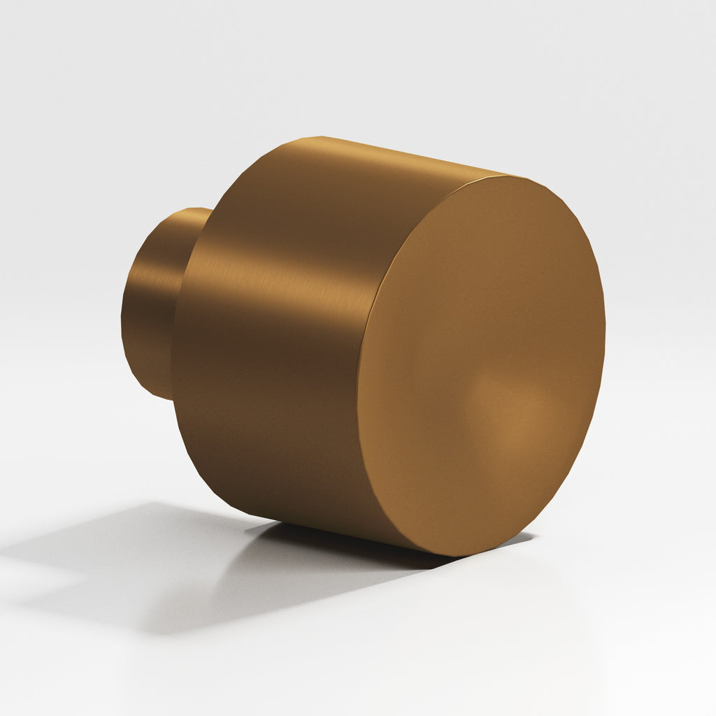 Colonial Bronze Series 184 1" Round Cabinet Knob Matte Light Statuary Bronze / 1"