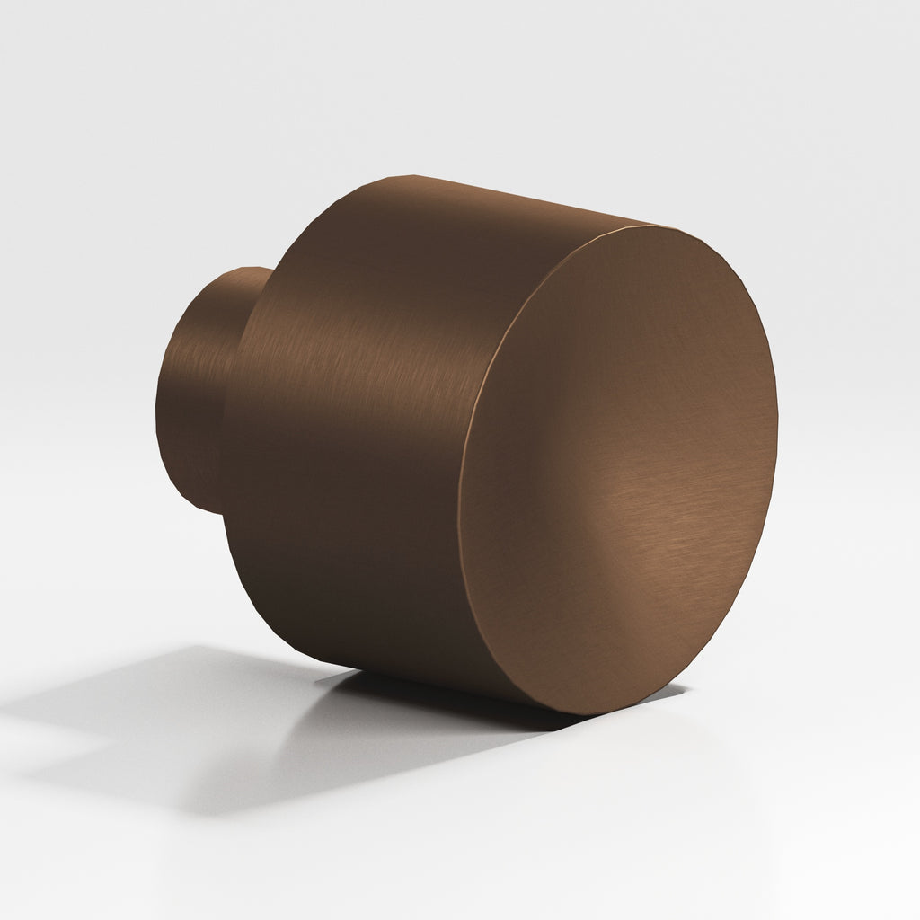 Colonial Bronze Series 185 1.25" Round Cabinet Knob Matte Oil Rubbed Bronze / 1.25"