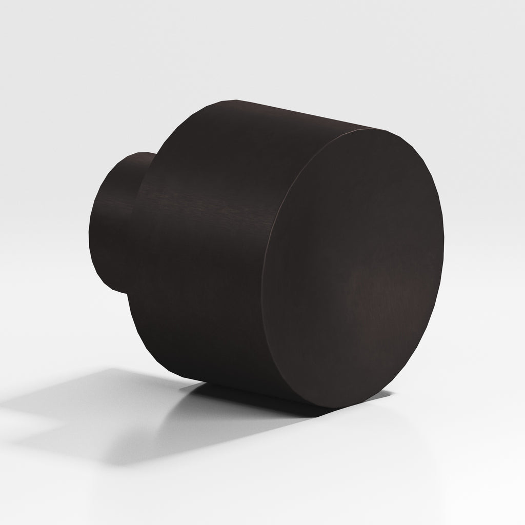 Colonial Bronze Series 184 1" Round Cabinet Knob Matte Dark Statuary Bronze / 1"