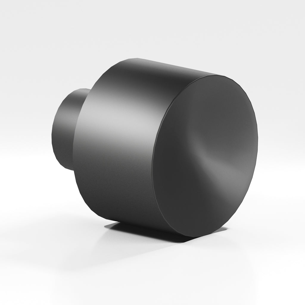 Colonial Bronze Series 184 1" Round Cabinet Knob Matte Graphite / 1"