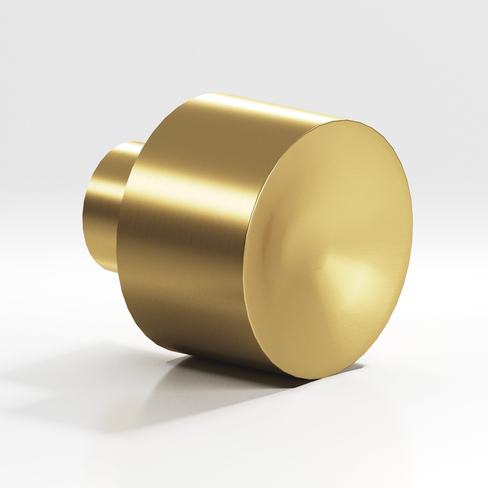 Colonial Bronze Series 185 1.25" Round Cabinet Knob Unlacquered Satin Brass / 1.25"