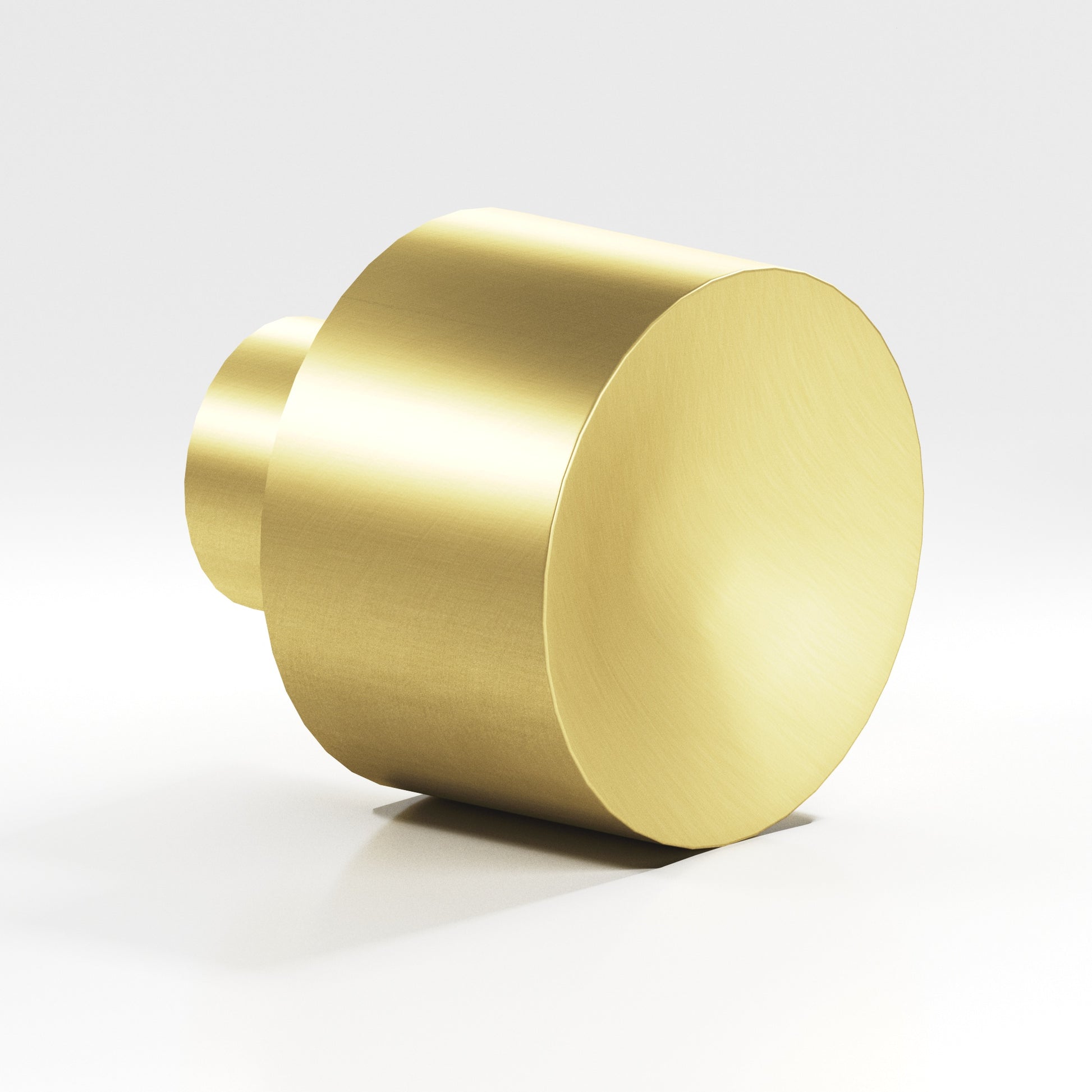 Colonial Bronze Series 185 1.25" Round Cabinet Knob Matte Satin Brass / 1.25"