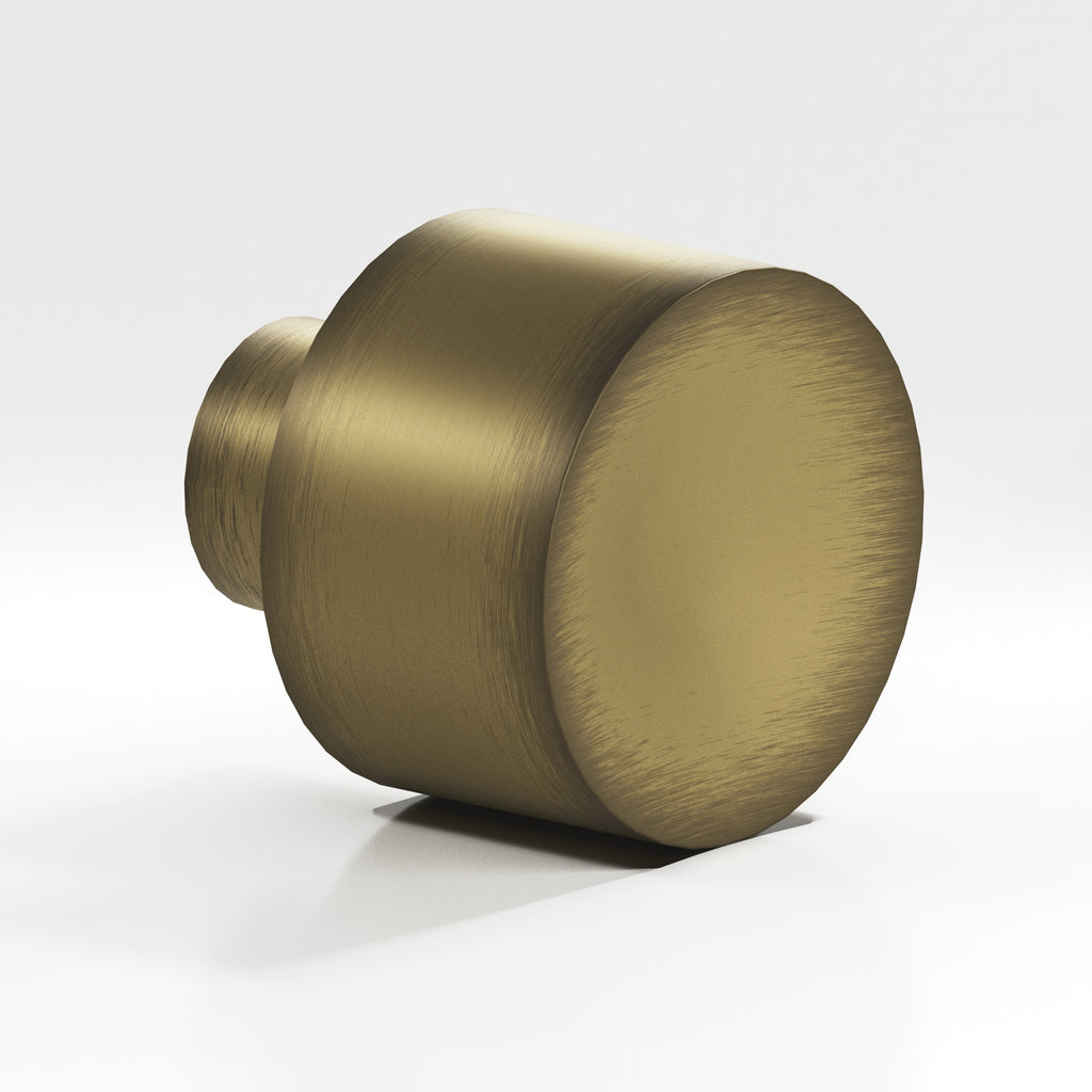 Colonial Bronze Series 185 1.25" Round Cabinet Knob Matte Antique Satin Brass / 1.25"