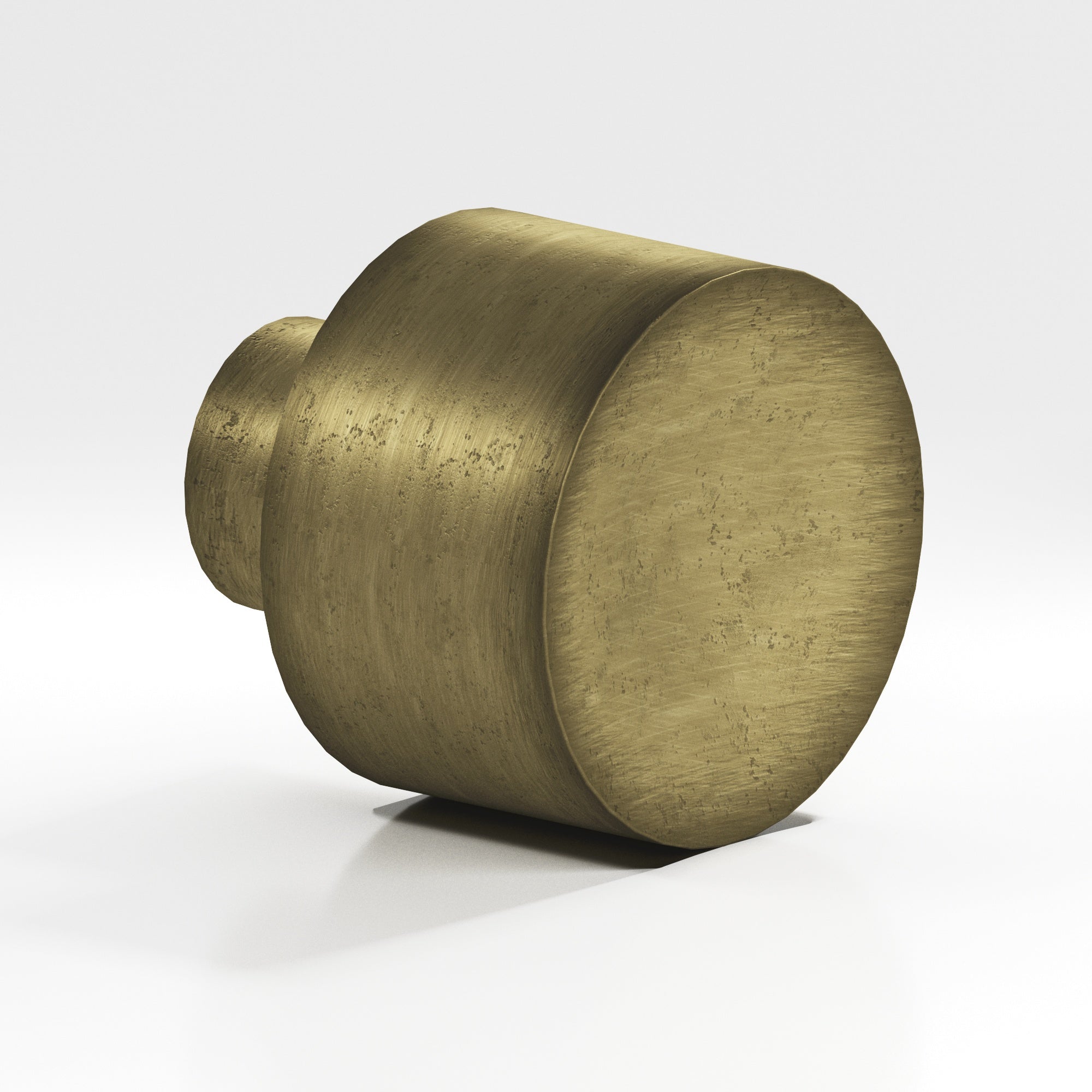 Colonial Bronze Series 184 1" Round Cabinet Knob Distressed Antique Brass / 1"