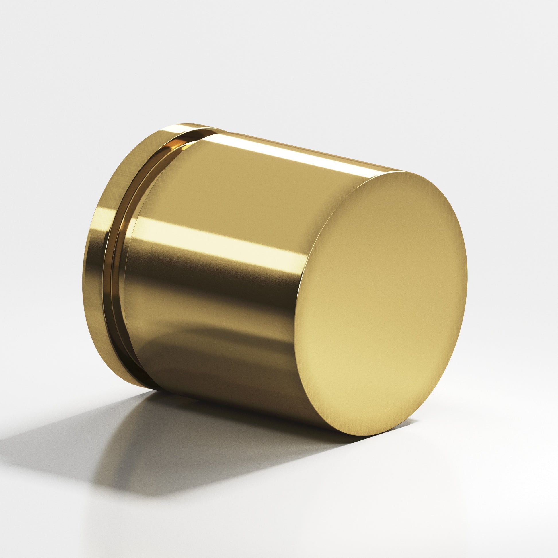 Colonial Bronze Series 187 1.25" Round Grooved Cabinet Knob Back-To-Back Shower Kit Antique Bronze / 1.25"