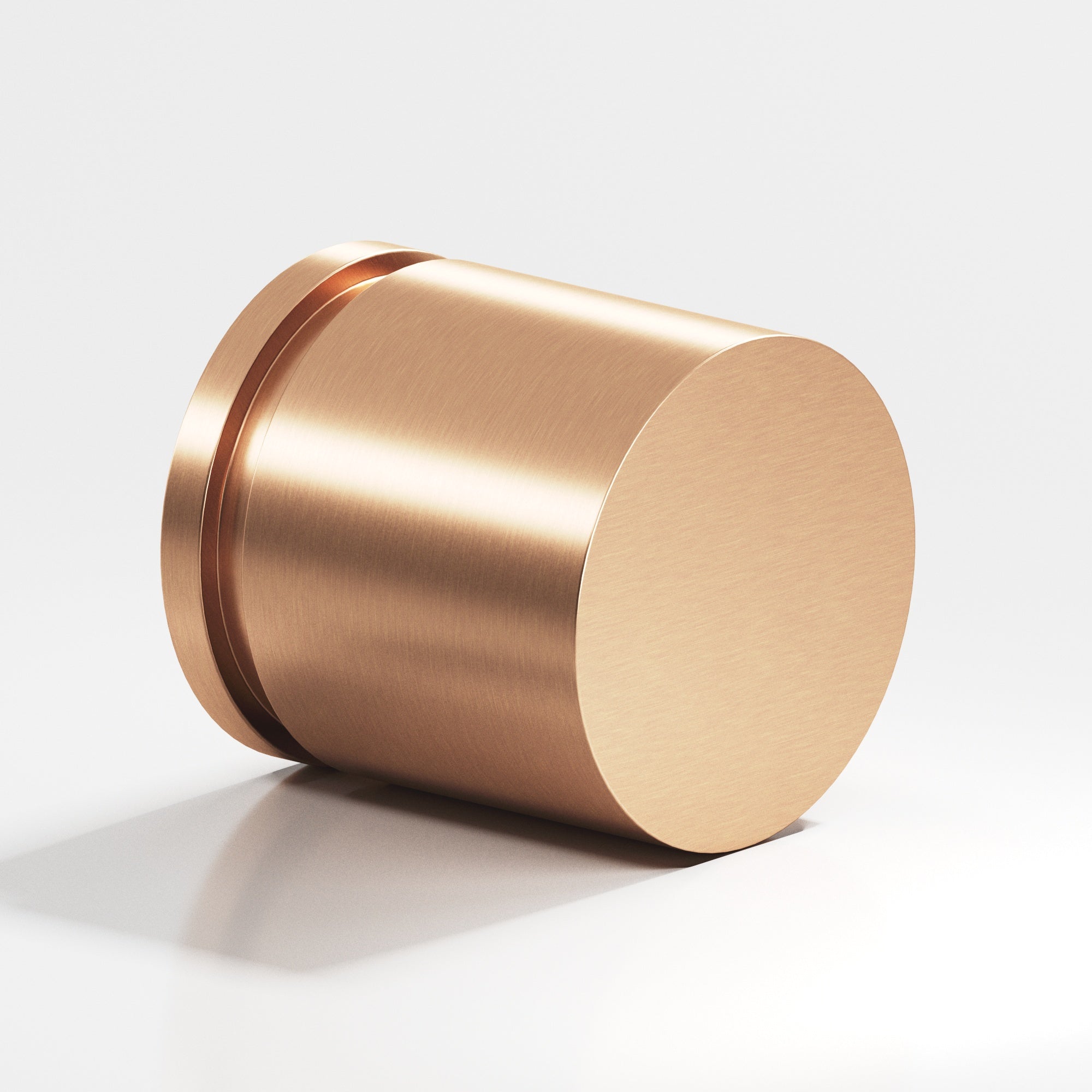 Colonial Bronze Series 186 1" Round Grooved Cabinet Knob Satin Bronze / 1"