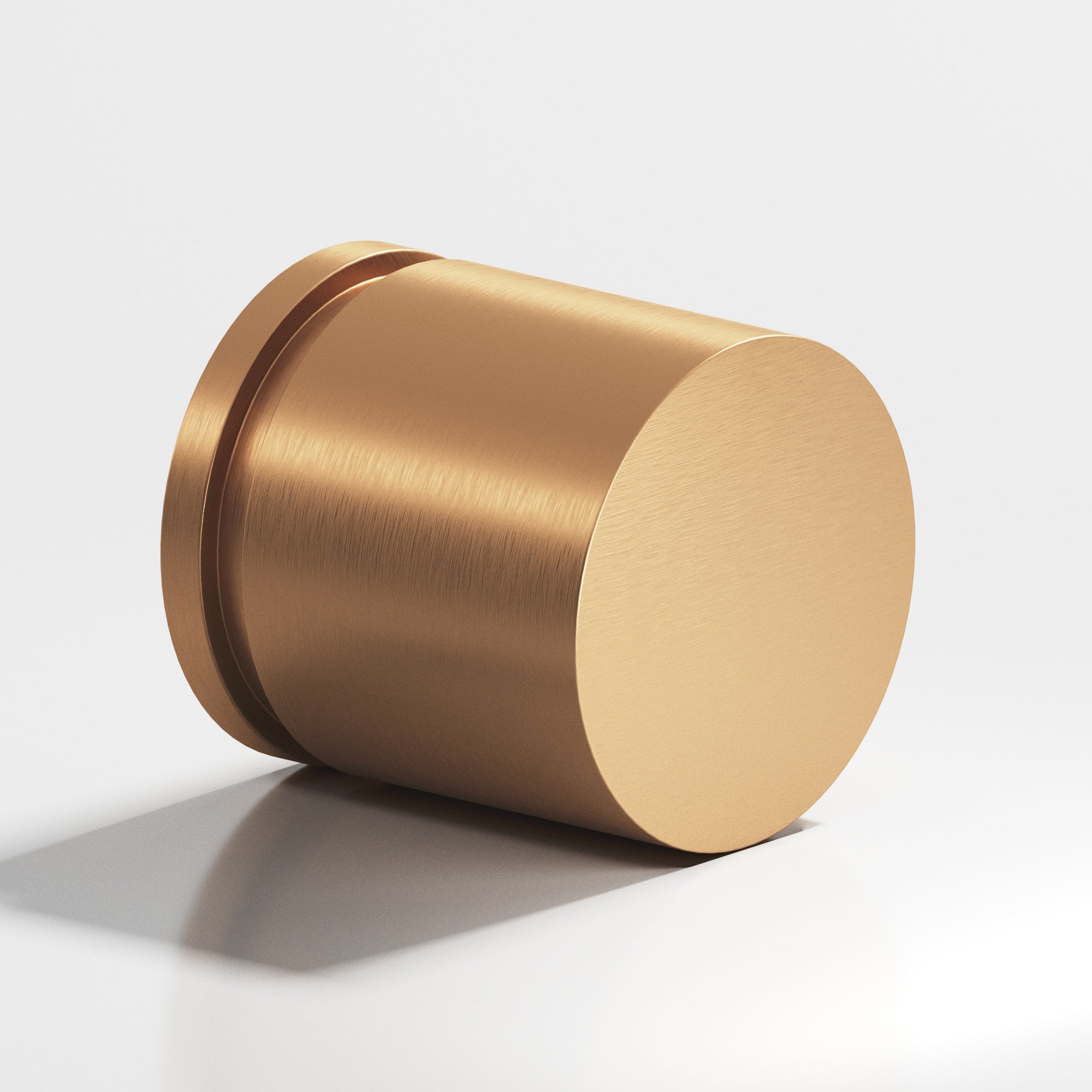 Colonial Bronze Series 186 1" Round Grooved Cabinet Knob Matte Satin Bronze / 1"