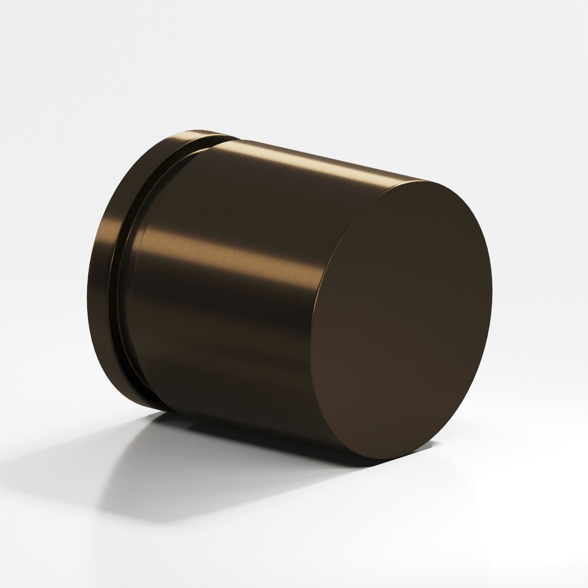 Colonial Bronze Series 186 1" Round Grooved Cabinet Knob Oil Rubbed Bronze / 1"