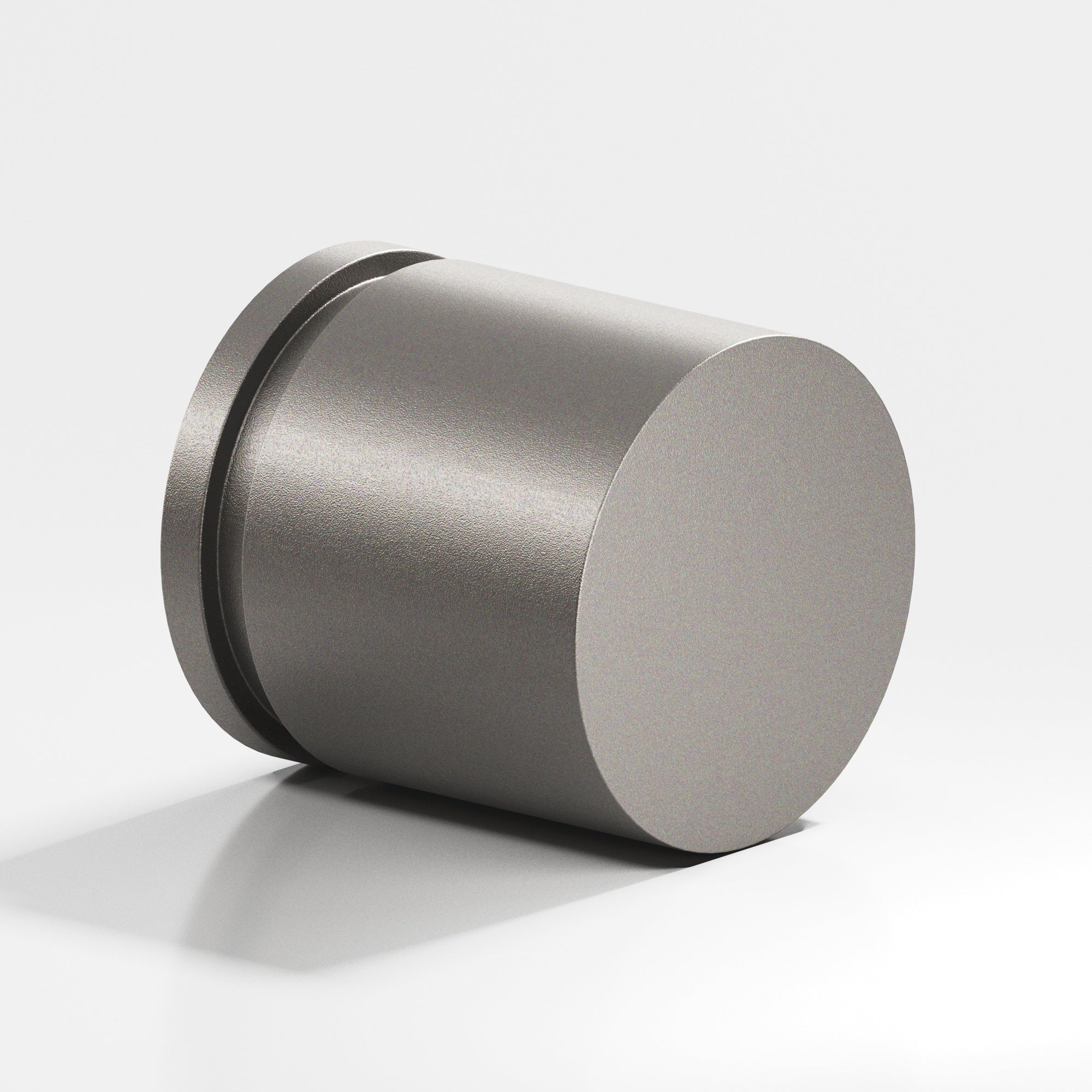 Colonial Bronze Series 186 1" Round Grooved Cabinet Knob Frost Nickel™ / 1"