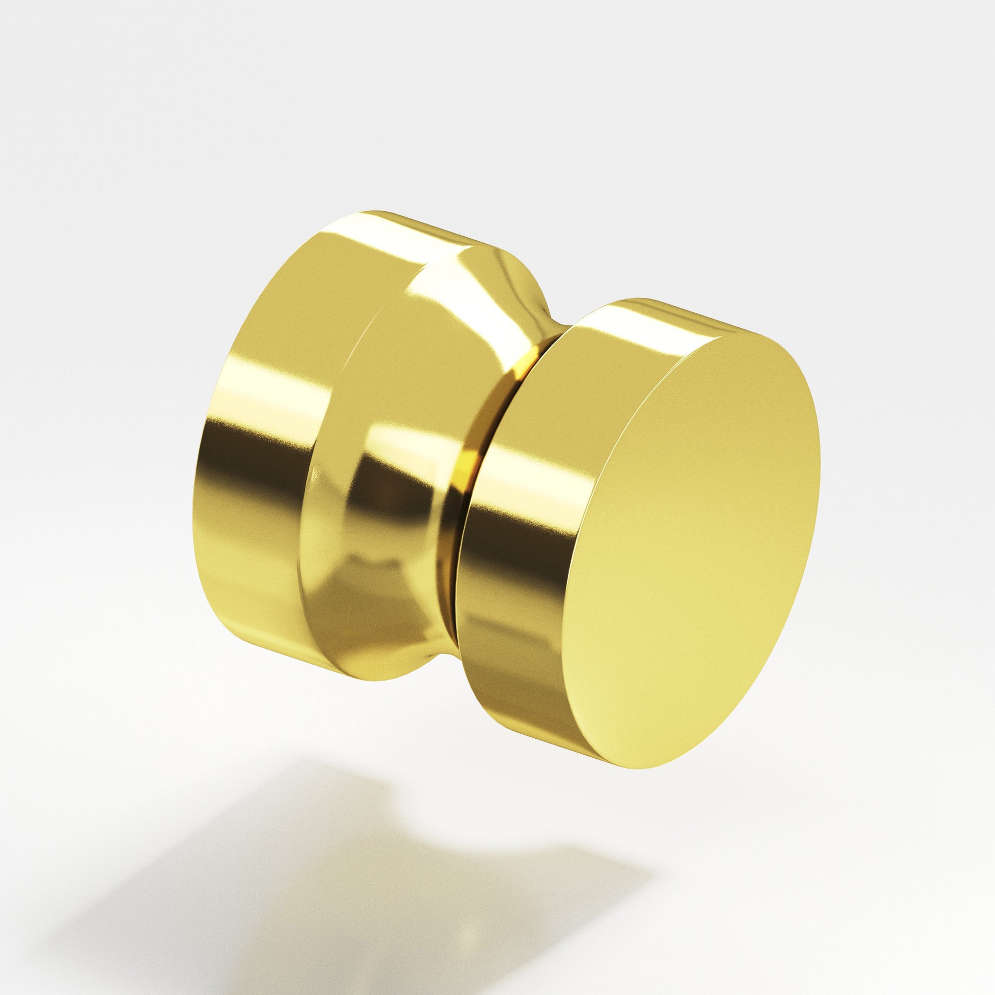 Colonial Bronze Series 189 1.25" Round Cabinet Knob Back-To-Back Shower Kit French Gold / 1.25"