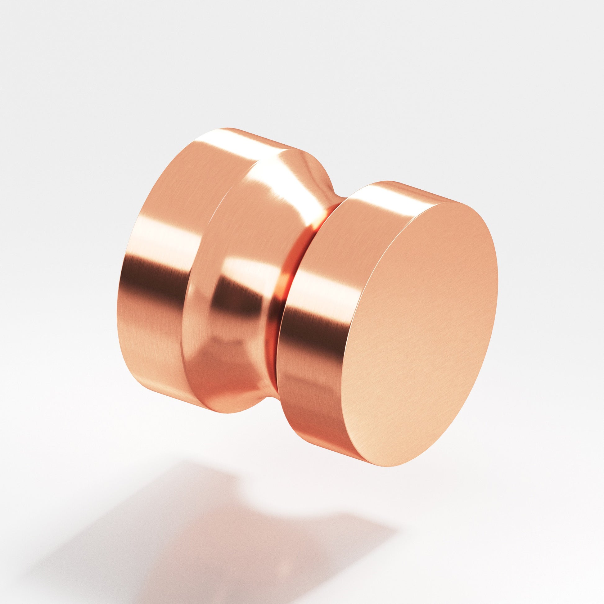 Colonial Bronze Series 188 1.25" Round Cabinet Knob Back-To-Back Shower Kit Satin Copper / 1.25"