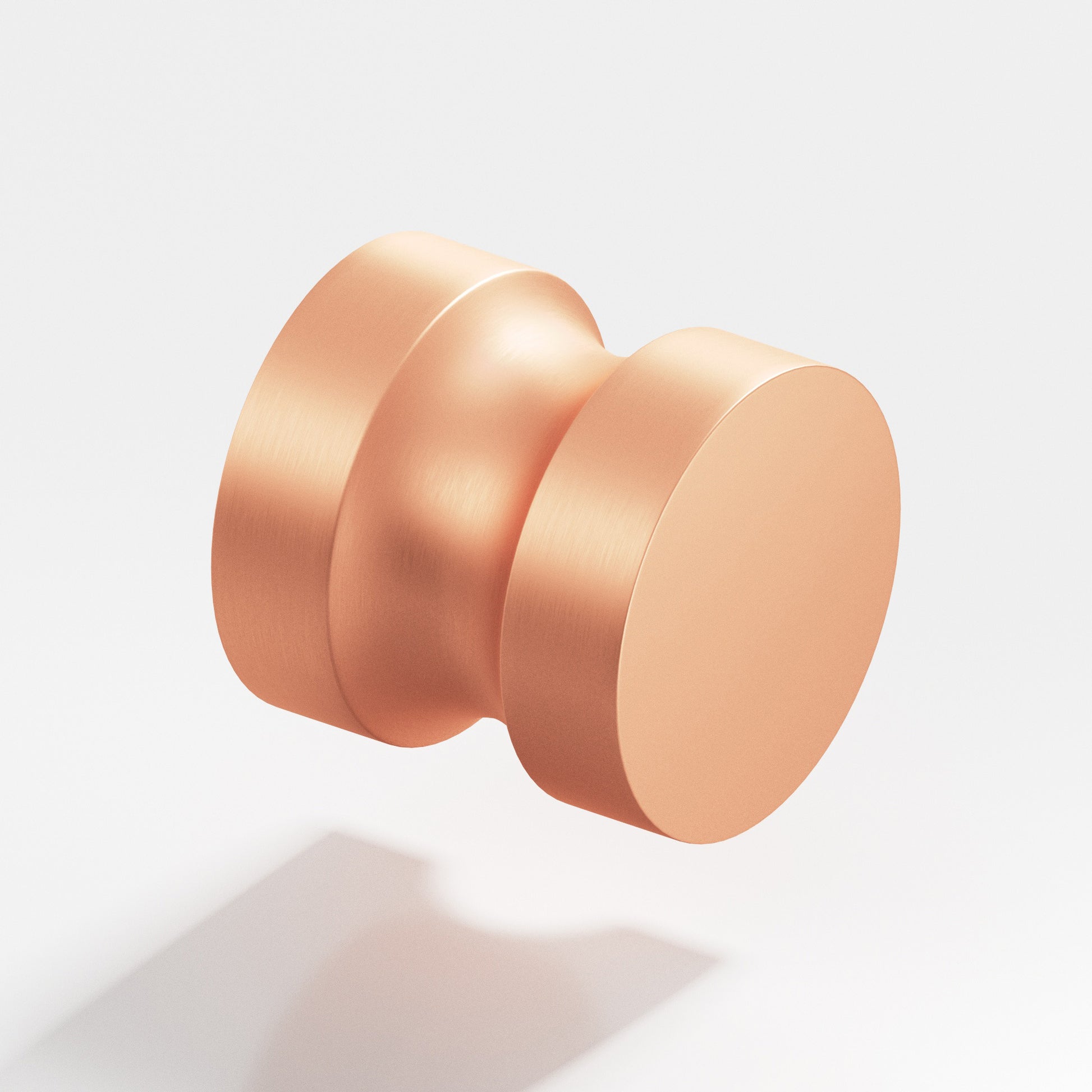 Colonial Bronze Series 188 1.25" Round Cabinet Knob Back-To-Back Shower Kit Matte Satin Copper / 1.25"