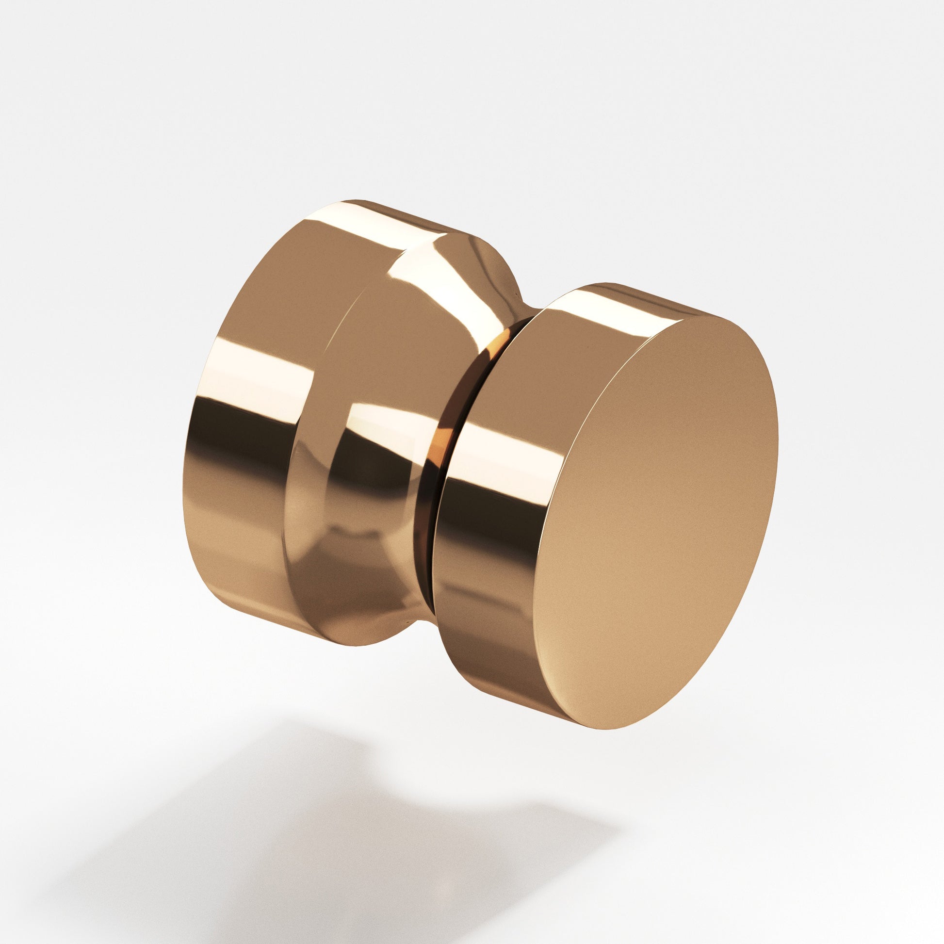 Colonial Bronze Series 188 1.25" Round Cabinet Knob Back-To-Back Shower Kit Polished Bronze / 1.25"