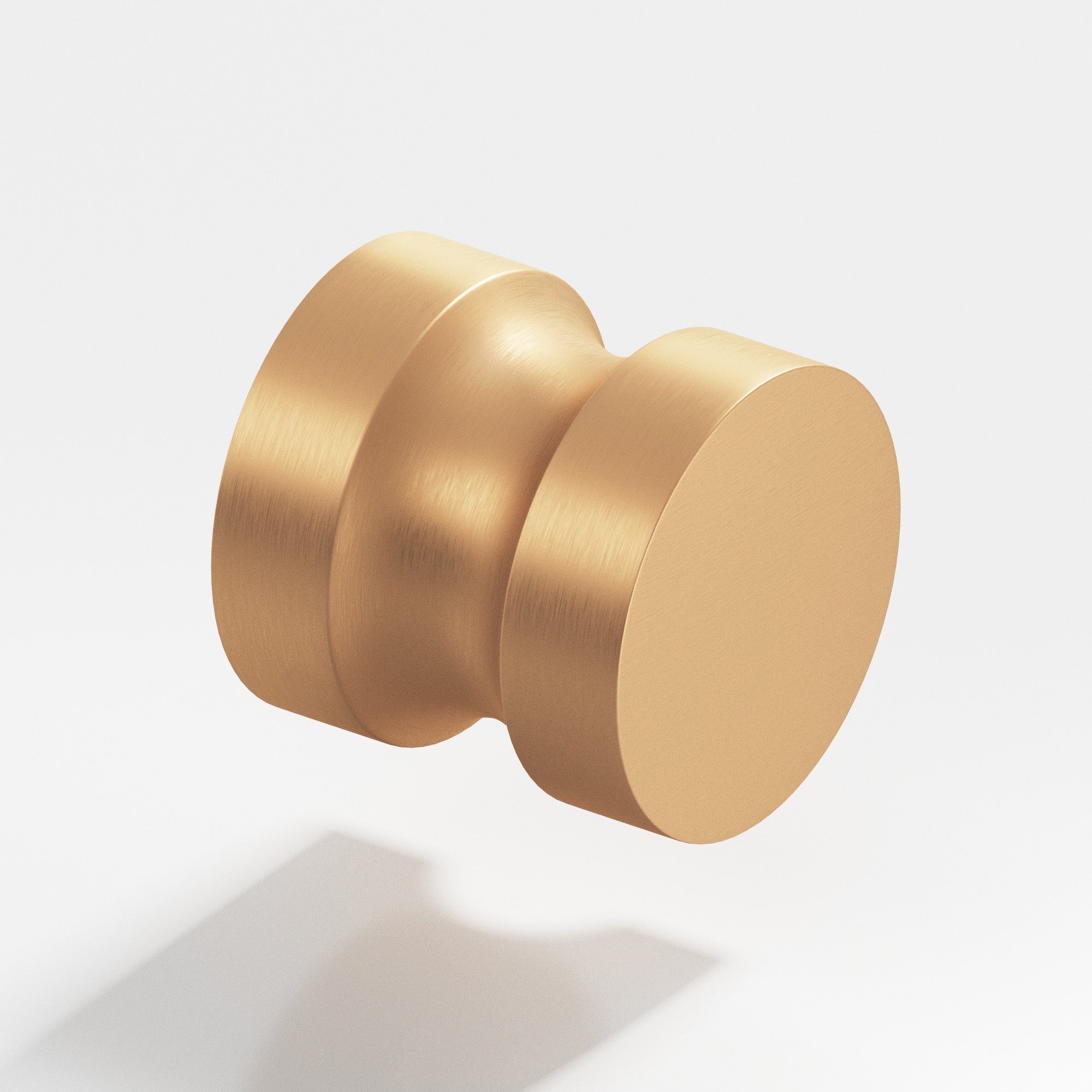 Colonial Bronze Series 188 1.25" Round Cabinet Knob Back-To-Back Shower Kit Matte Satin Bronze / 1.25"