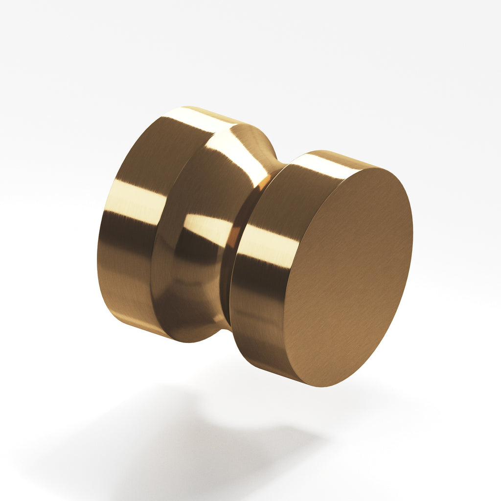 Colonial Bronze Series 188 1.25" Round Cabinet Knob Back-To-Back Shower Kit Light Statuary Bronze / 1.25"
