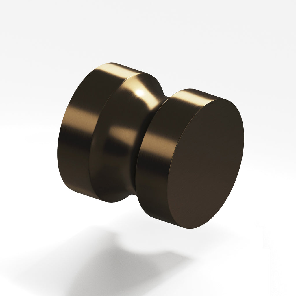 Colonial Bronze Series 189 1.25" Round Cabinet Knob Back-To-Back Shower Kit Oil Rubbed Bronze / 1.25"