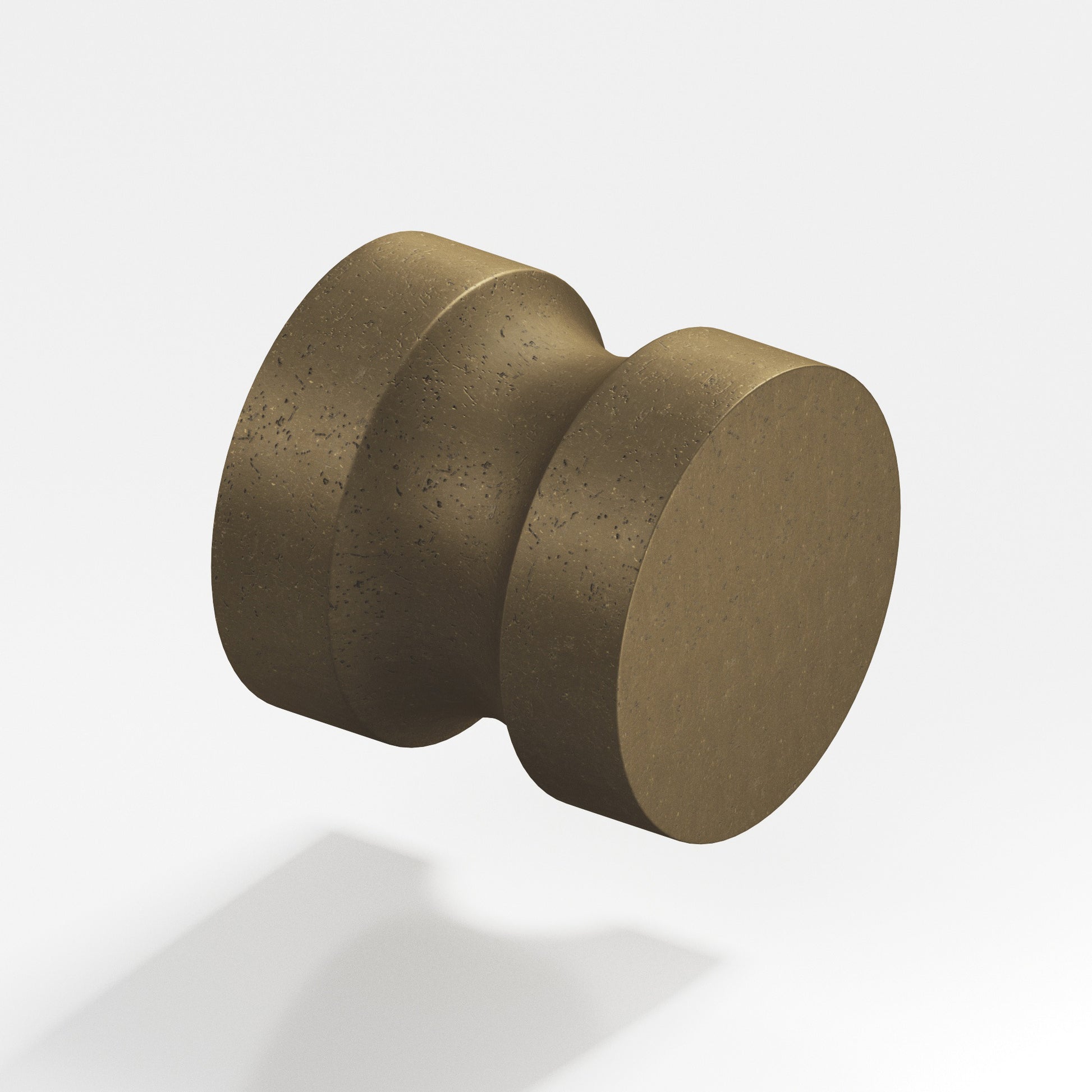 Colonial Bronze Series 188 1.25" Round Cabinet Knob Back-To-Back Shower Kit Distressed Oil Rubbed Bronze / 1.25"