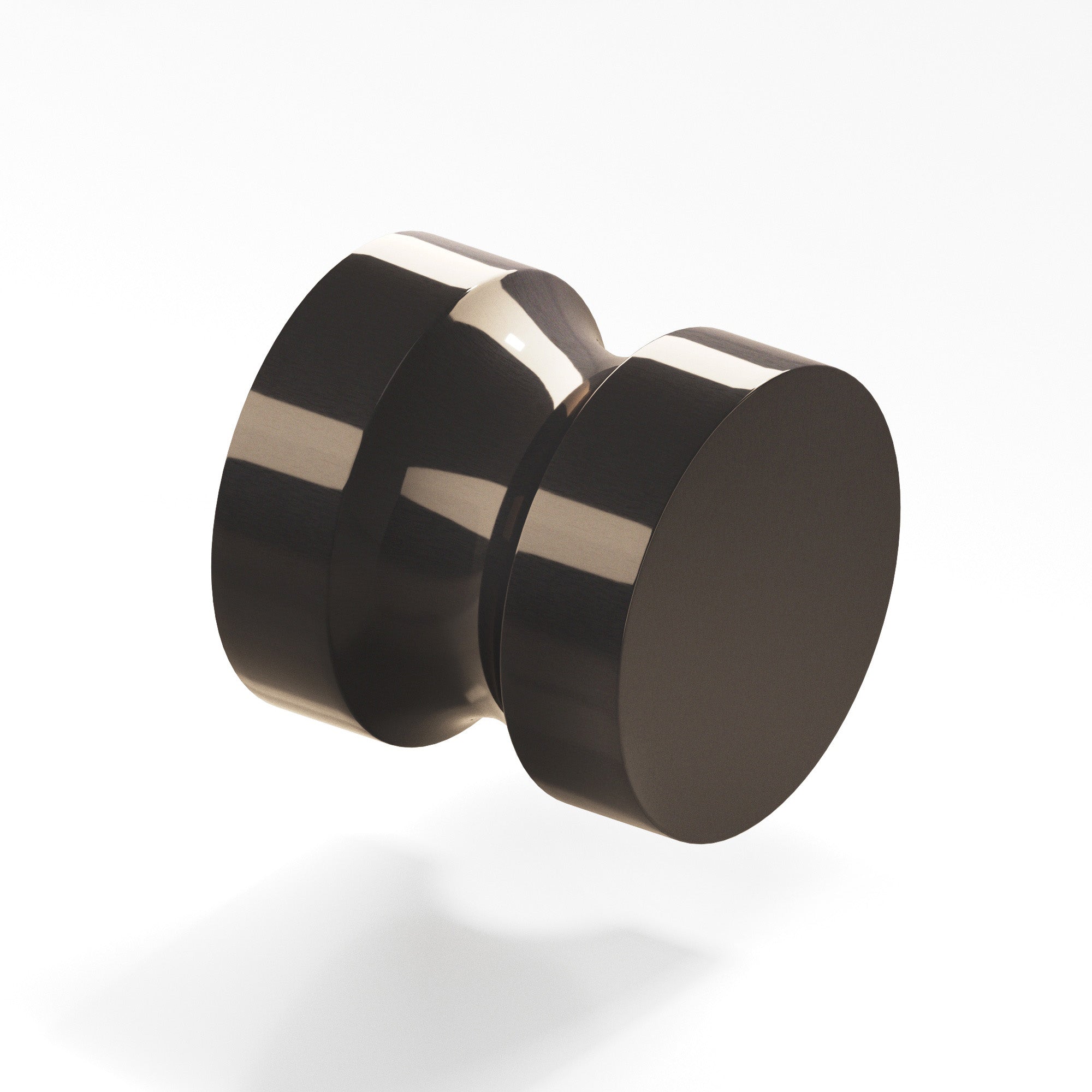 Colonial Bronze Series 188 1.25" Round Cabinet Knob Back-To-Back Shower Kit Dark Statuary Bronze / 1.25"