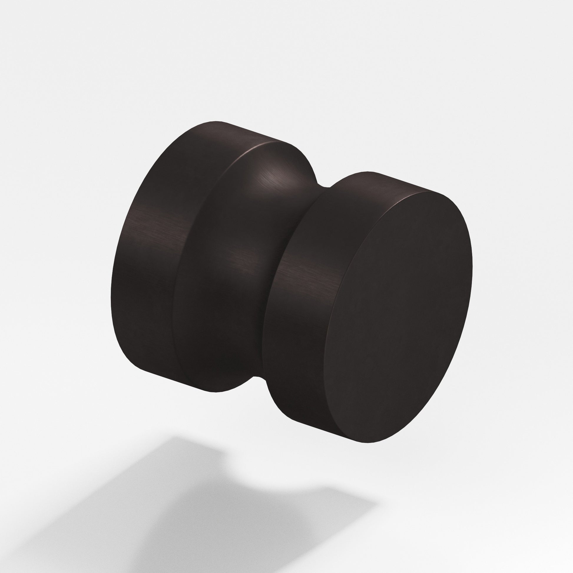 Colonial Bronze Series 188 1.25" Round Cabinet Knob Back-To-Back Shower Kit Matte Dark Statuary Bronze / 1.25"