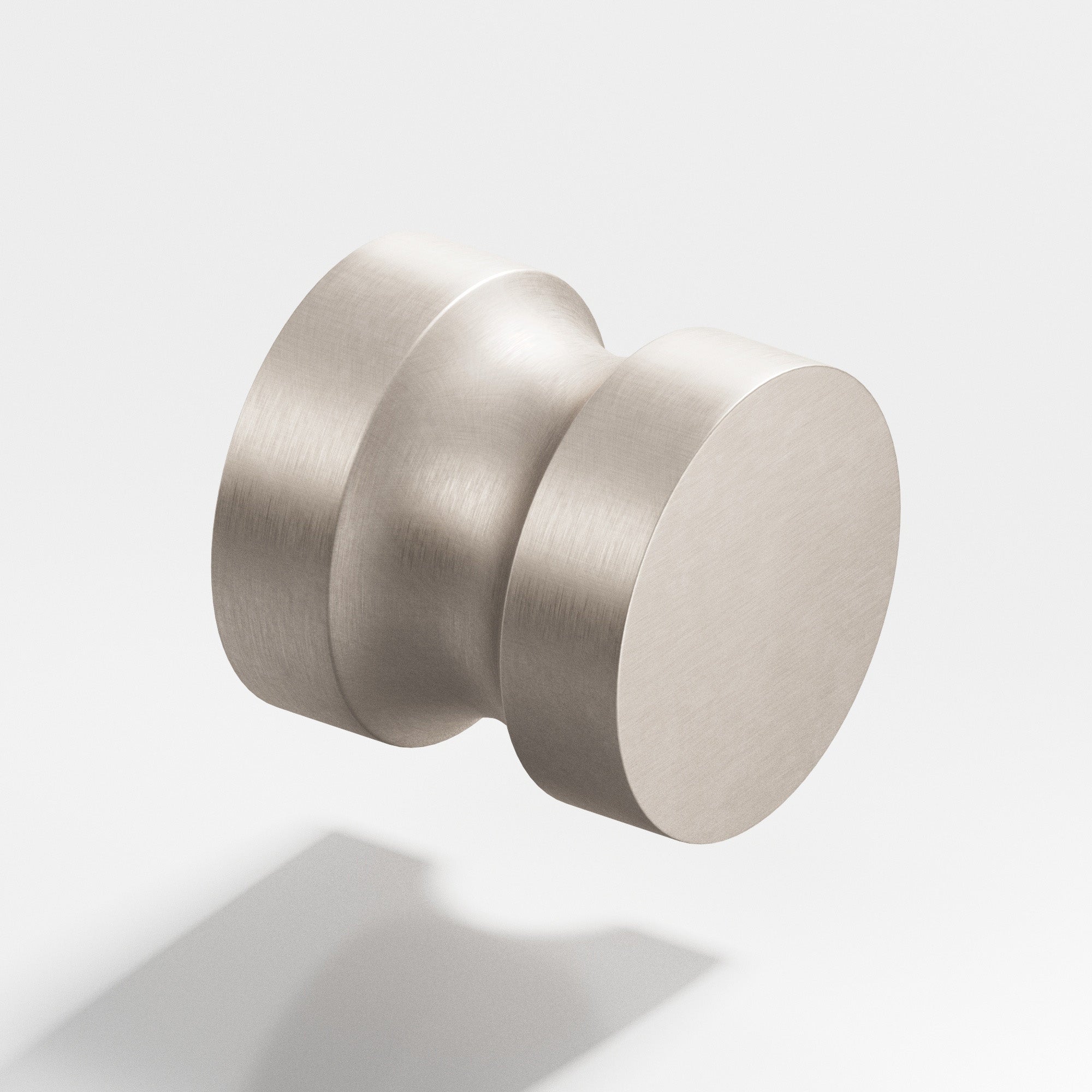 Colonial Bronze Series 188 1.25" Round Cabinet Knob Back-To-Back Shower Kit Matte Satin Nickel / 1.25"