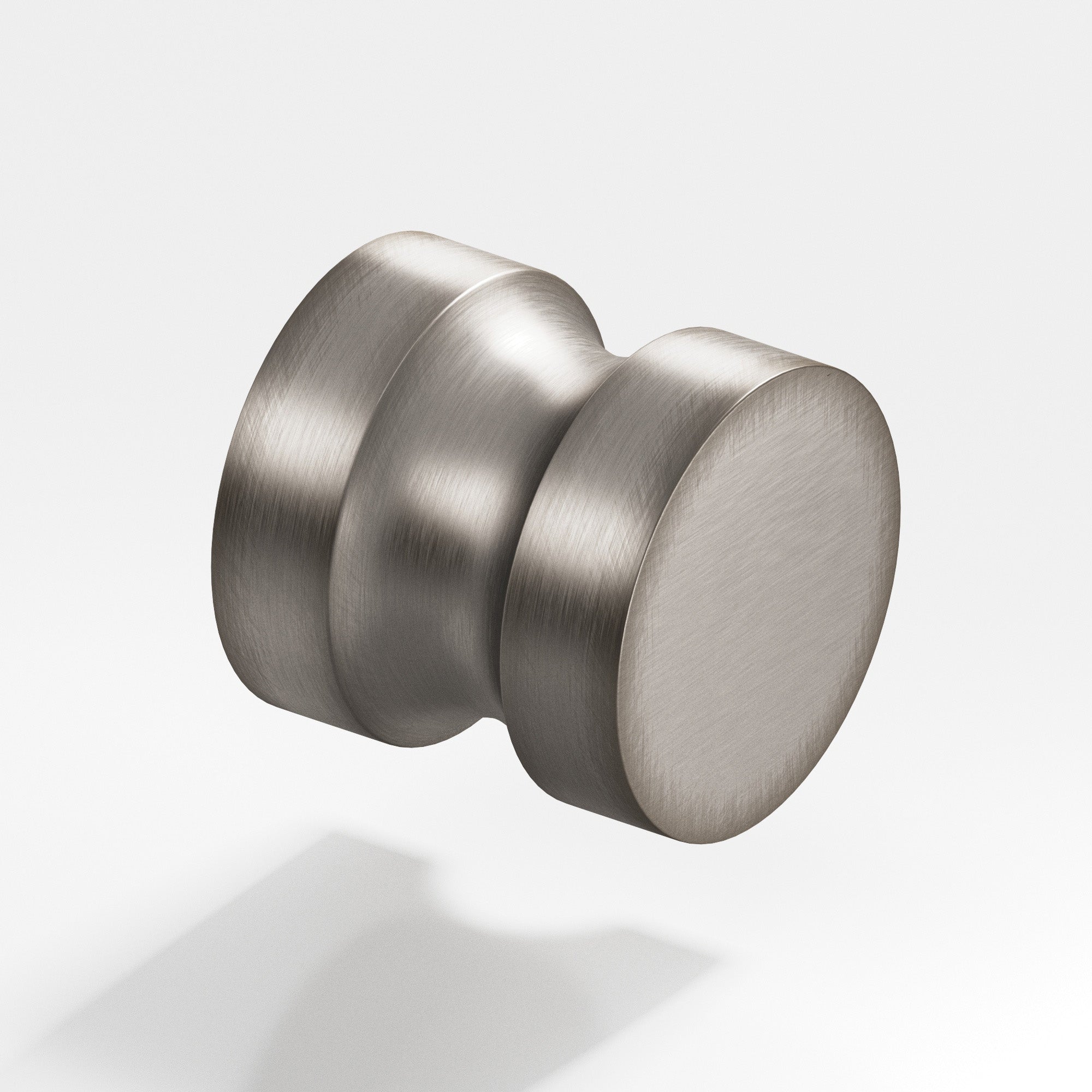 Colonial Bronze Series 188 1.25" Round Cabinet Knob Back-To-Back Shower Kit Pewter / 1.25"