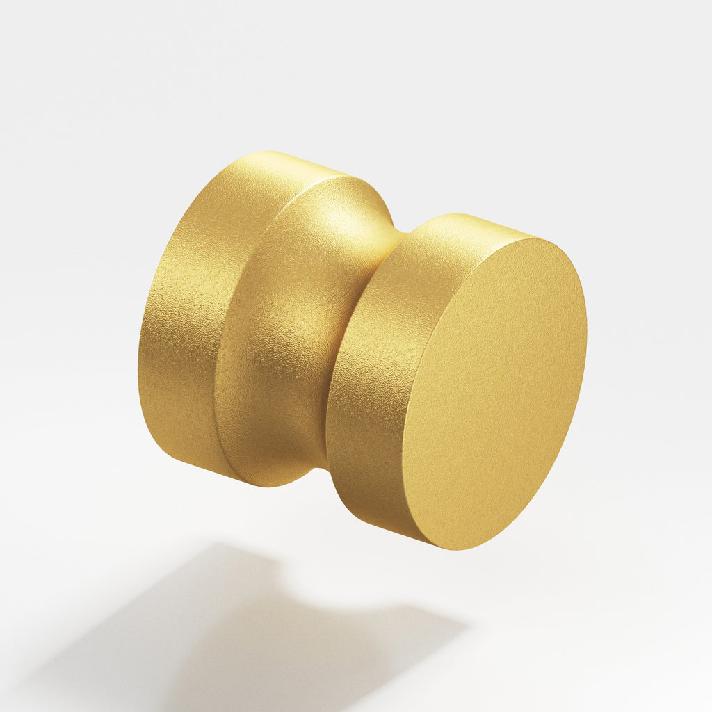Colonial Bronze Series 189 1.25" Round Cabinet Knob Back-To-Back Shower Kit Frost Brass™ / 1.25"