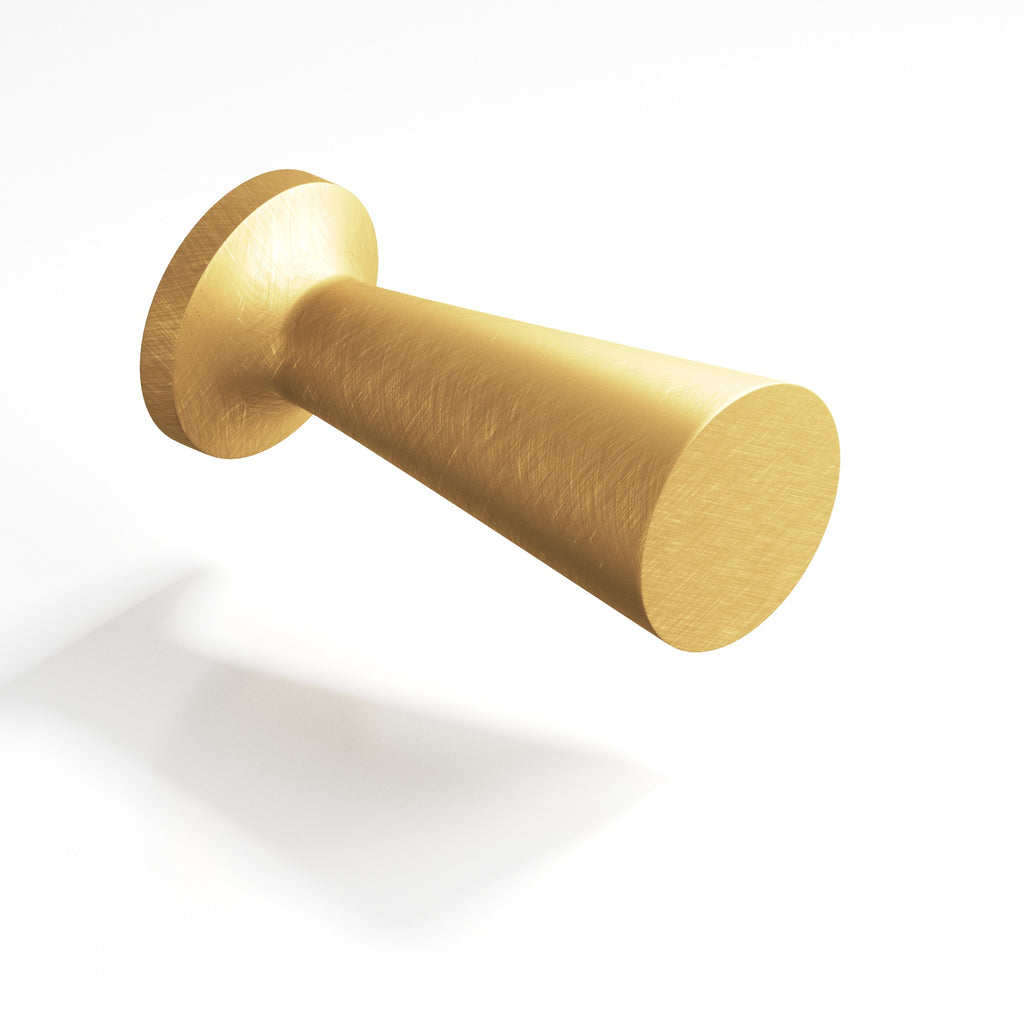 Colonial Bronze Series 195 .5" Round Tapered Cabinet Knob Weathered Brass / .5"