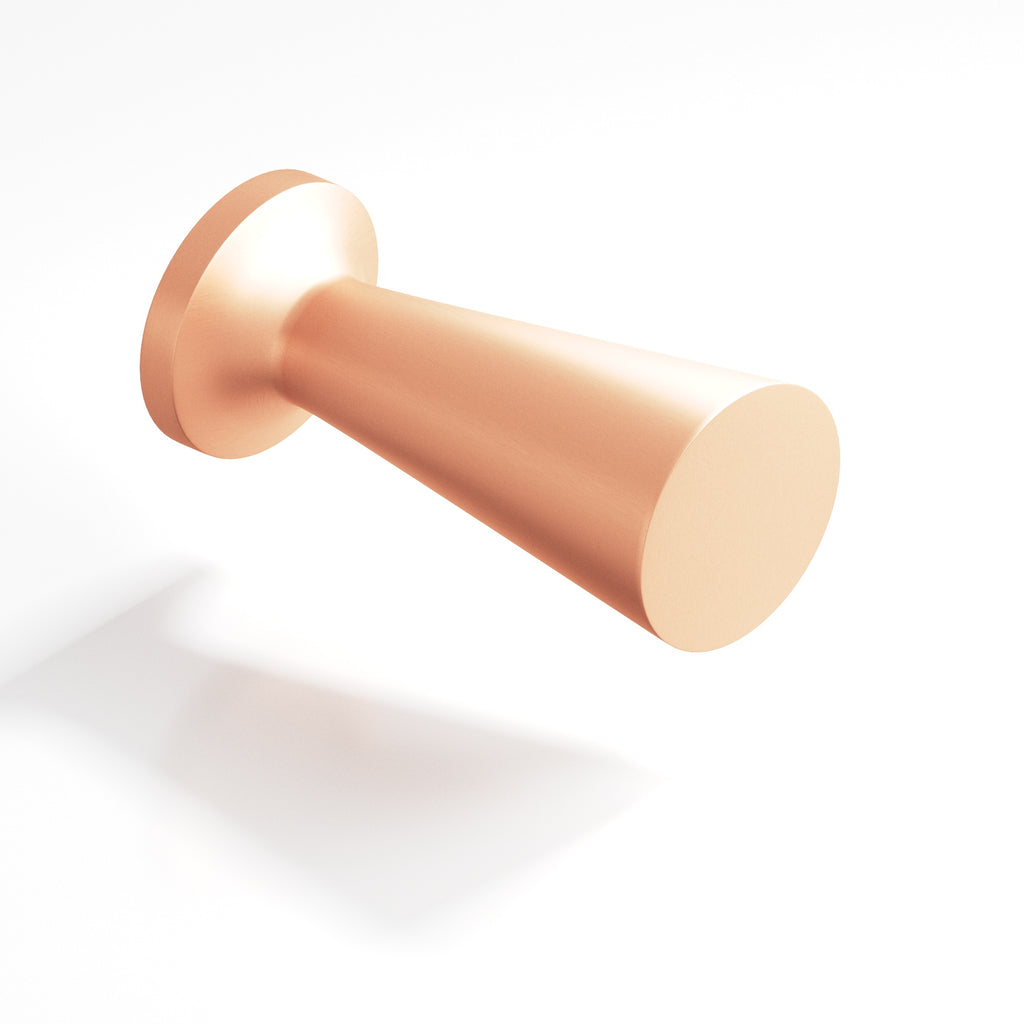 Colonial Bronze Series 195 .5" Round Tapered Cabinet Knob Matte Satin Copper / .5"