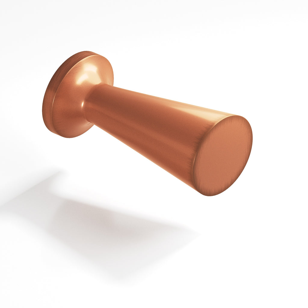 Colonial Bronze Series 195 .5" Round Tapered Cabinet Knob Matte Antique Copper / .5"