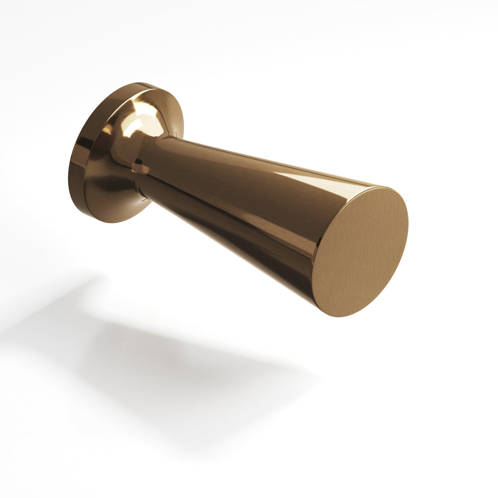 Colonial Bronze Series 195 .5" Round Tapered Cabinet Knob Light Statuary Bronze / .5"