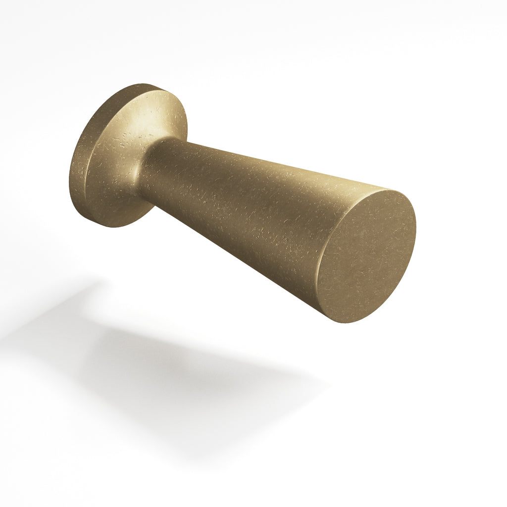 Colonial Bronze Series 195 .5" Round Tapered Cabinet Knob Distressed Oil Rubbed Bronze / .5"