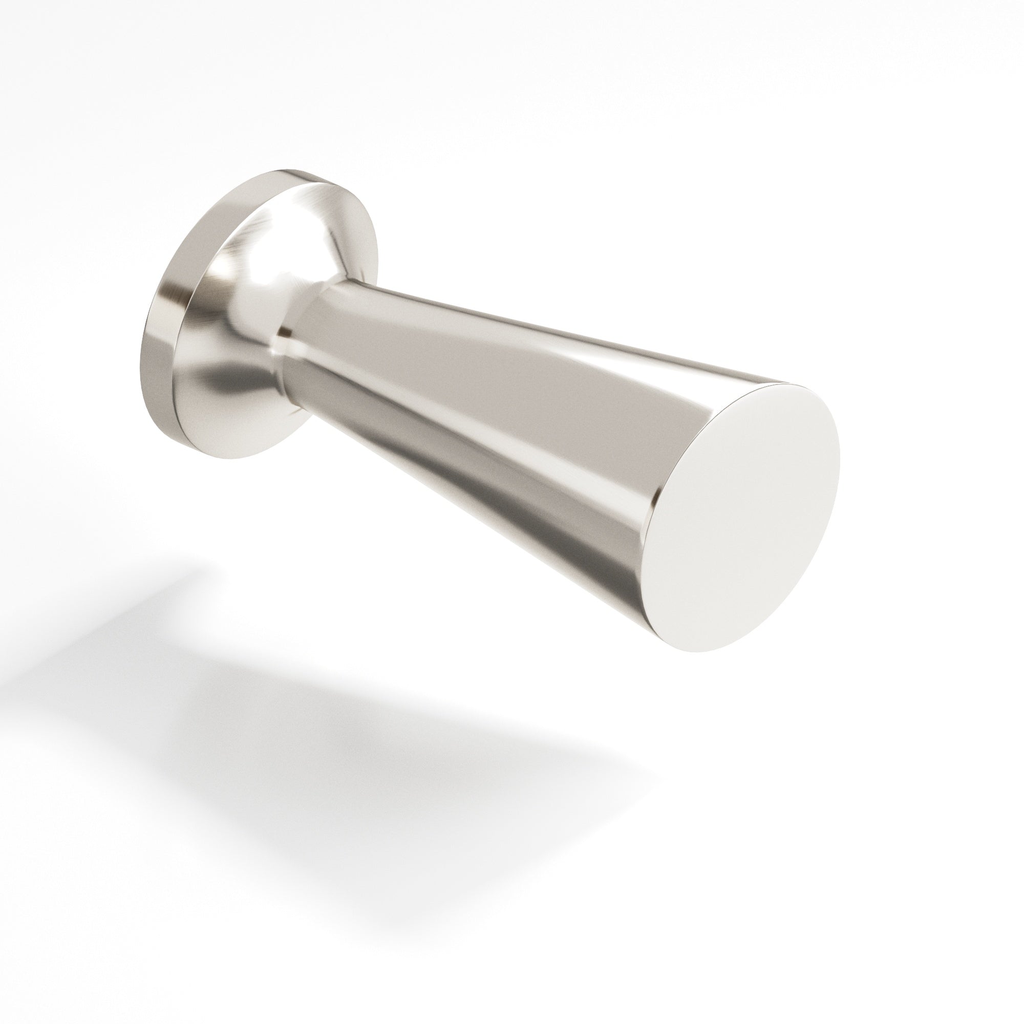 Colonial Bronze Series 195 .5" Round Tapered Cabinet Knob Satin Nickel / .5"