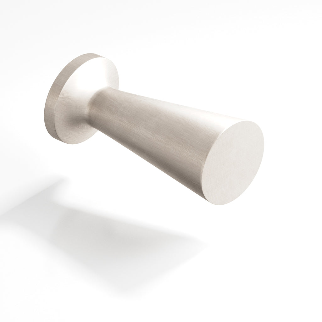 Colonial Bronze Series 195 .5" Round Tapered Cabinet Knob Matte Satin Nickel / .5"
