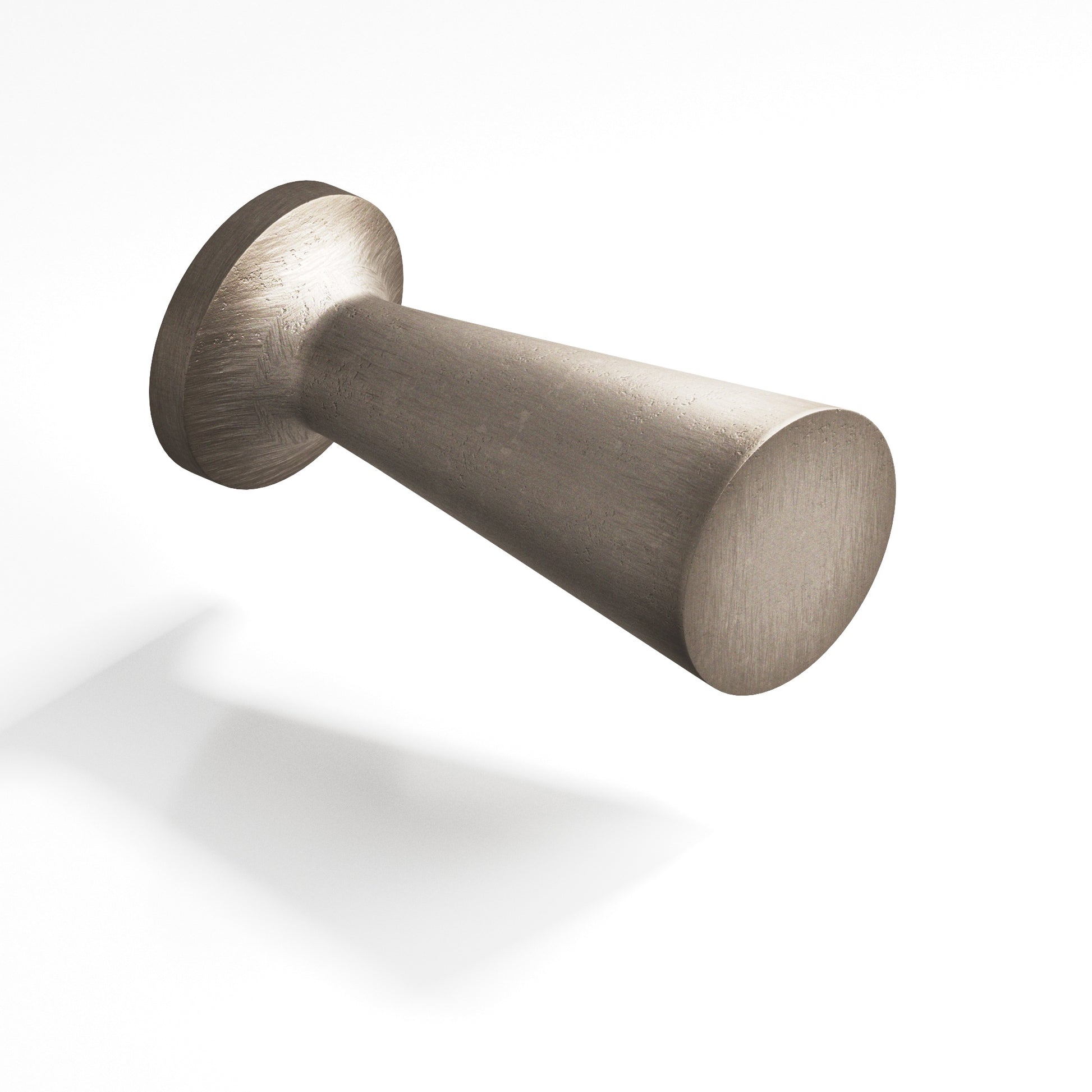 Colonial Bronze Series 195 .5" Round Tapered Cabinet Knob Distressed Pewter / .5"