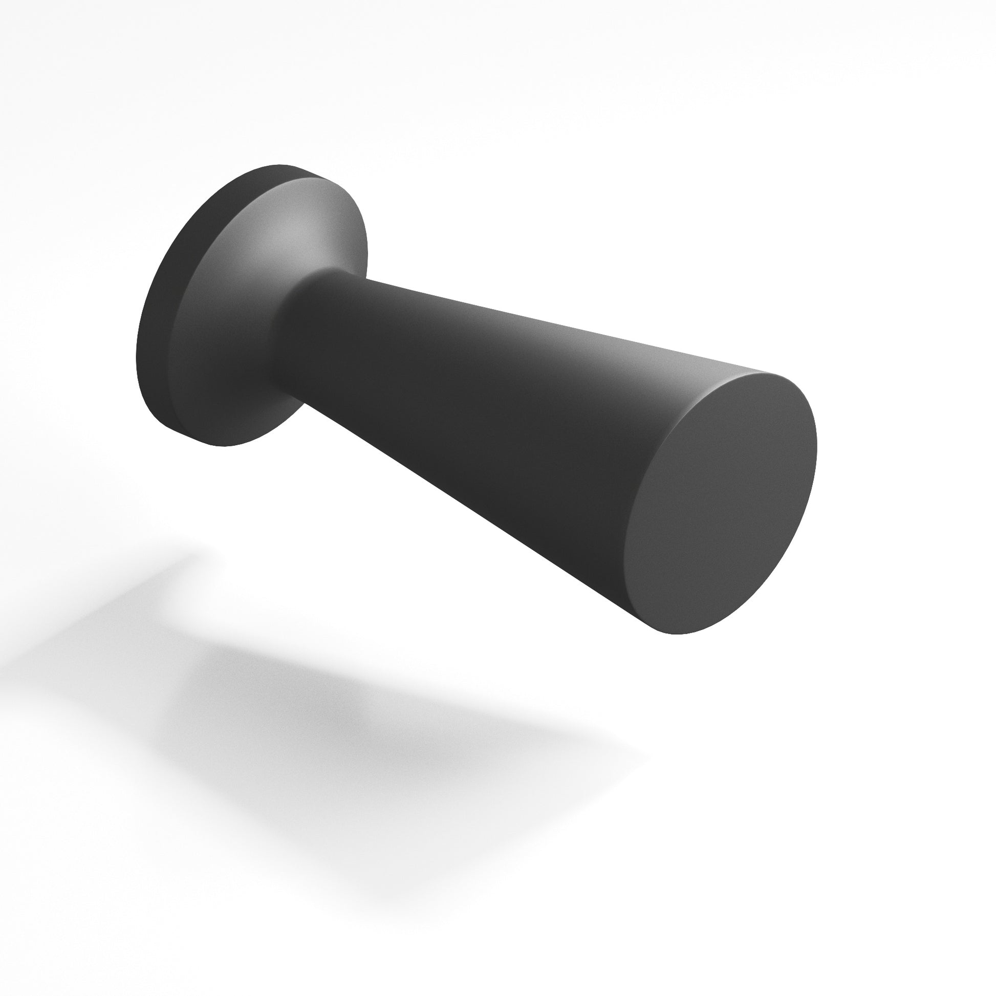 Colonial Bronze Series 195 .5" Round Tapered Cabinet Knob Matte Graphite / .5"