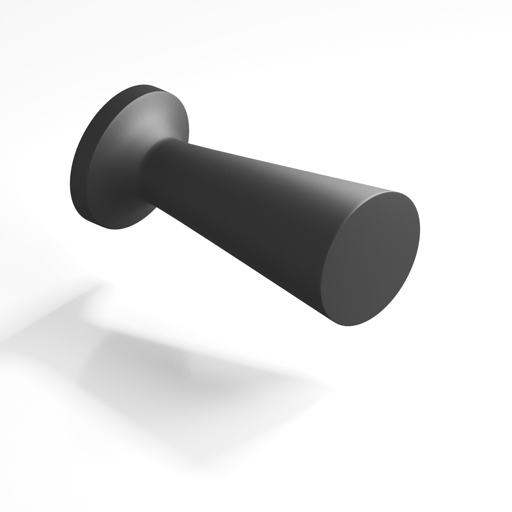 Colonial Bronze Series 195 .5" Round Tapered Cabinet Knob Matte Graphite / .5"