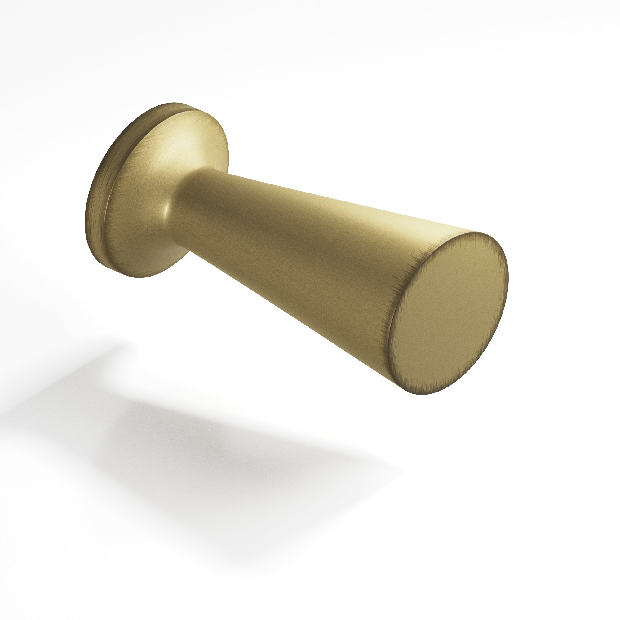 Colonial Bronze Series 195 .5" Round Tapered Cabinet Knob Matte Antique Satin Brass / .5"