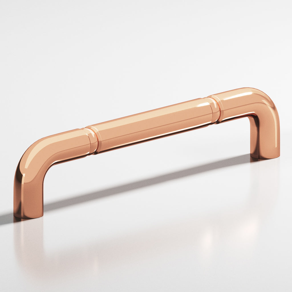 Colonial Bronze Series 205 6" Wire Cabinet Pull With Beads Polished Copper / 6"