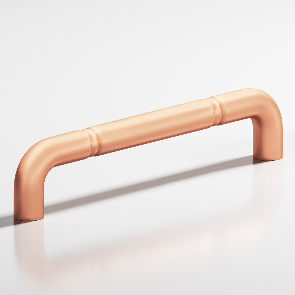 Colonial Bronze Series 205 4" Wire Cabinet Pull With Beads Matte Satin Copper / 4"