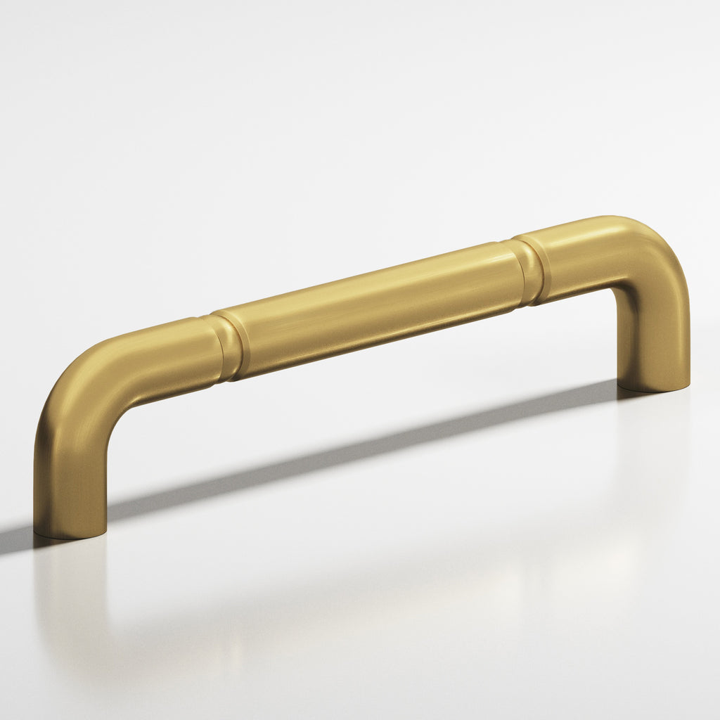 Colonial Bronze Series 205 6" Wire Cabinet Pull With Beads Satin Brass / 6"