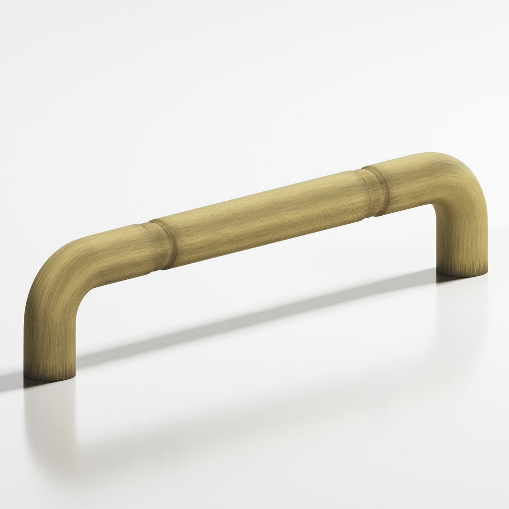 Colonial Bronze Series 205 6" Wire Cabinet Pull With Beads Matte Antique Satin Brass / 6"
