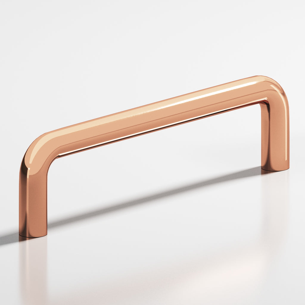 Colonial Bronze Series 206 4" Wire Cabinet Pull Polished Copper / 4"