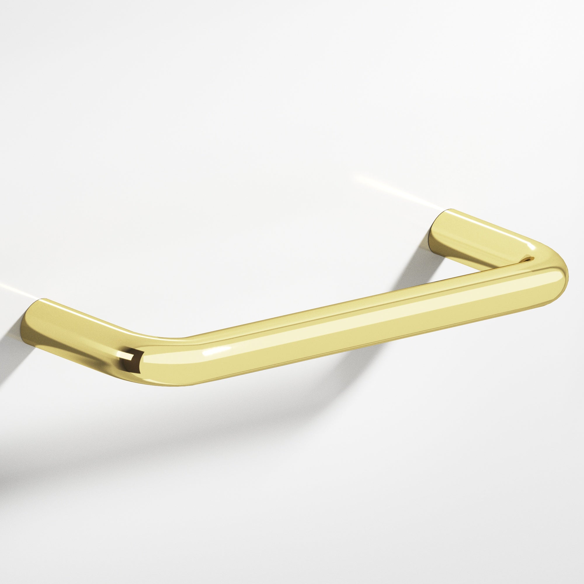 Colonial Bronze Series 206 8" Wire Cabinet Pull Polished Brass / 8"