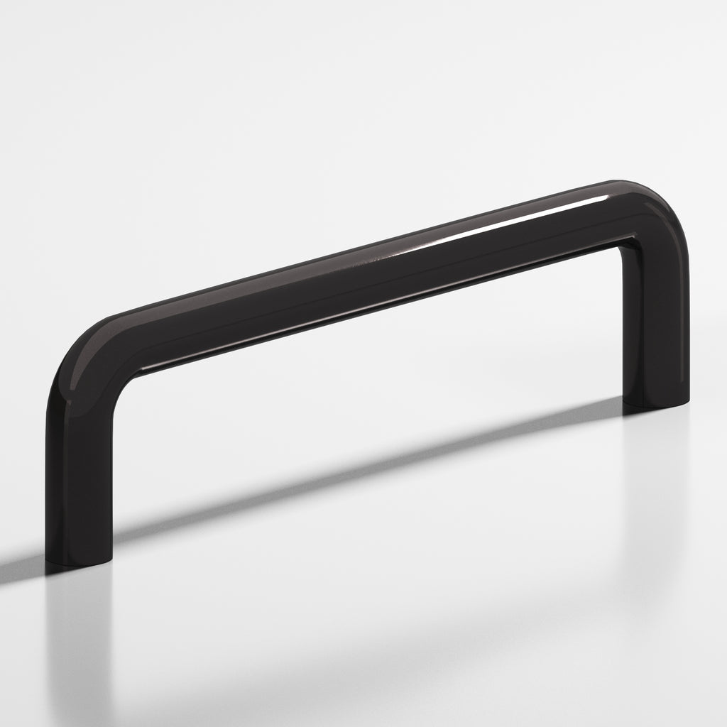 Colonial Bronze Series 206 8" Wire Cabinet Pull Satin Black / 8"