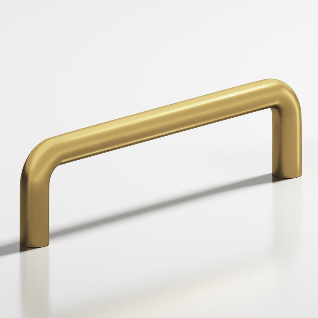 Colonial Bronze Series 206 6" Wire Cabinet Pull Satin Brass / 6"