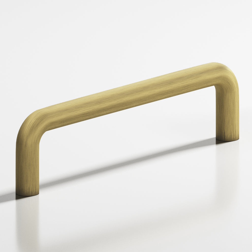 Colonial Bronze Series 206 8" Wire Cabinet Pull Matte Antique Satin Brass / 8"