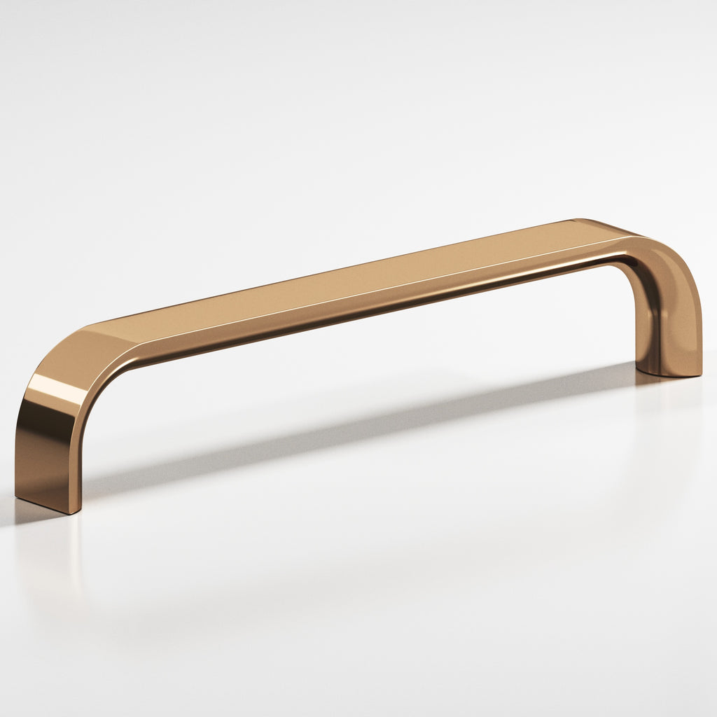 Colonial Bronze Series 236 8" Half-Round Wire Door Pull Polished Bronze / 8"