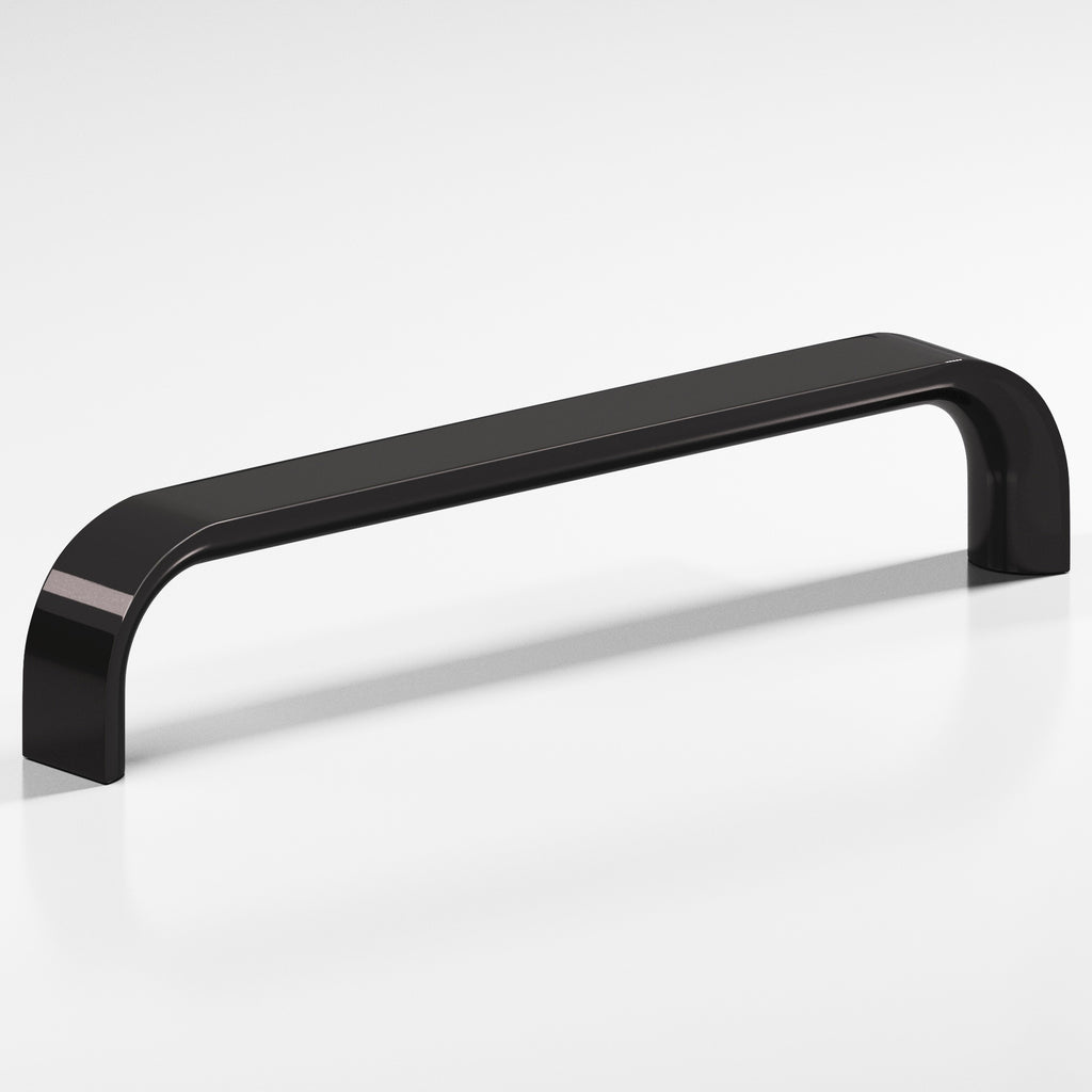 Colonial Bronze Series 800 5" Half-Round Wire Cabinet Pull Satin Black / 5"